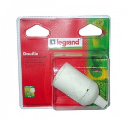 Douille B22 - Connexion rapide - Isolant blanc - 100 W - LEGRAND - Douille pour ampoule B22 - BR-238465