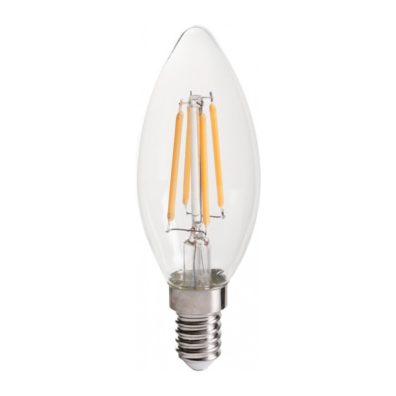 Ampoule LED - Flamme - Filament E14 - 1.9 W - 250 lumens - DHOME - Ampoules LED - BR-249422