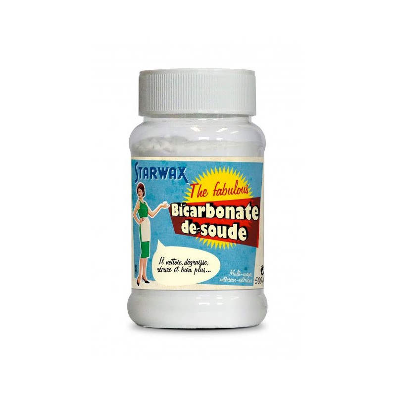 Bicarbonate de soude - THE FABULOUS - 500 Gr - STARWAX - Produits multi-usages - BR-318537 Bicarbonate de soude - THE FABULOUS - 500 Gr - STARWAX - Produits multi-usages - BR-318537