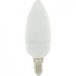 Ampoule Fluocompacte - Flamme - E14 - 7 W - 287 lumens - DHOME - Ampoules fluocompactes - BR-244155