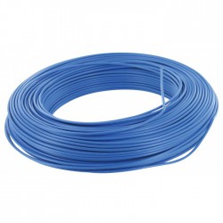 Câble d'installation H07V-U 1.5 mmÂ² - 100 M - Bleu - ELECTRALINE - Fils et câbles électriques - BR-373079