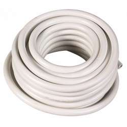 Couronne de 50 M - Blanc - HO5 VV-F 3 G 1,5 mmÂ² - ELECTRALINE - Fils et câbles électriques - BR-370122