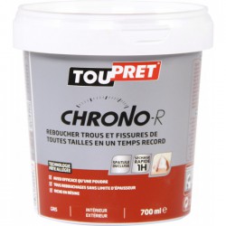 Enduit de rebouchage en pâte - Chrono-R - 700 ml - TOUPRET - Enduit de rebouchage - BR-565449