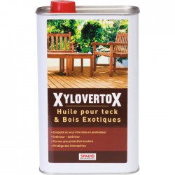 Huile pour teck et bois exotiques - Xylovertox - 1 L - SPADO - Lasures et Vernis - BR-304537