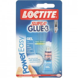 Colle repositionnable - Power Easy - Gel - 3 Grs - LOCTITE - Colle - BR-492115