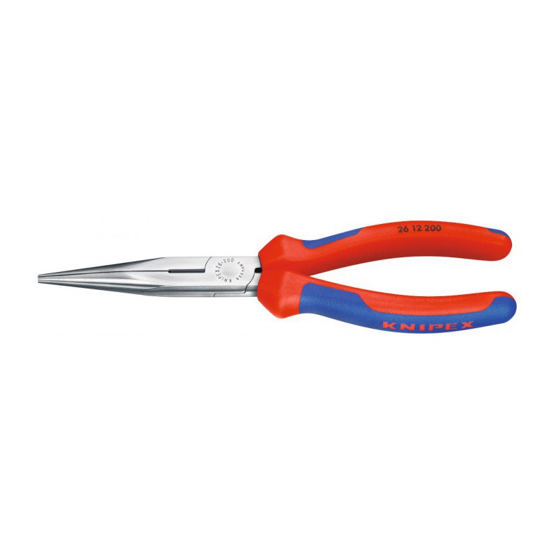 Pince demi-ronde avec tranchant - Bec long - 200 mm - KNIPEX - Pinces - BR-570407