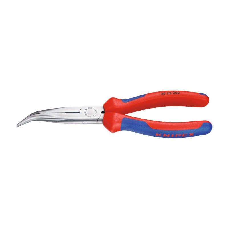 Pince demi-ronde avec tranchant - Bec long coudé - 200 mm - KNIPEX - Pinces - BR-570408