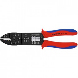 Pince à  sertir - Couper / dénuder - 240 mm - KNIPEX - Outil d'électricien - BR-571498