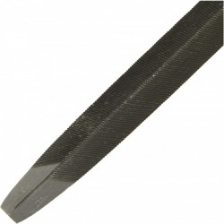 Lime tiers point pour scies - Angle vif - Manche en bois - Mi-douce - 125 mm - MOB - Limes et rapes - BR-041529