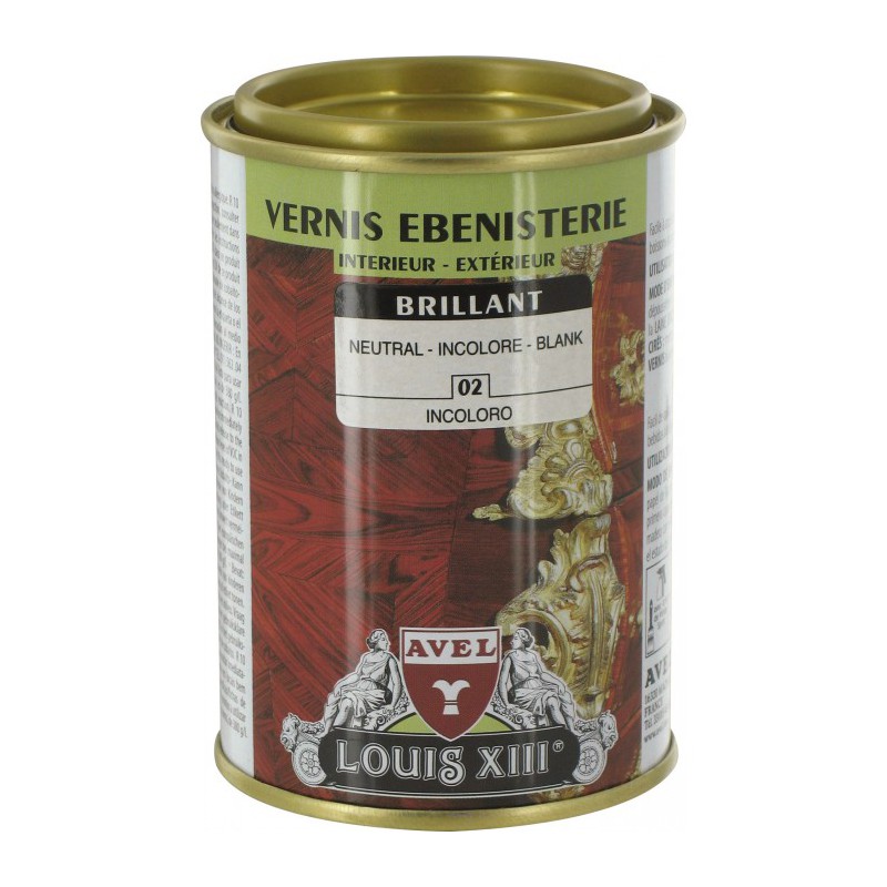 Vernis ébénisterie - Brillant - Incolore - 250 ml - AVEL - Lasures et Vernis - BR-295205