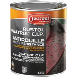 Primaire anticorrosion haute résistance - Rustol CIP - 750 ml - OWATROL - Antirouille - BR-537527