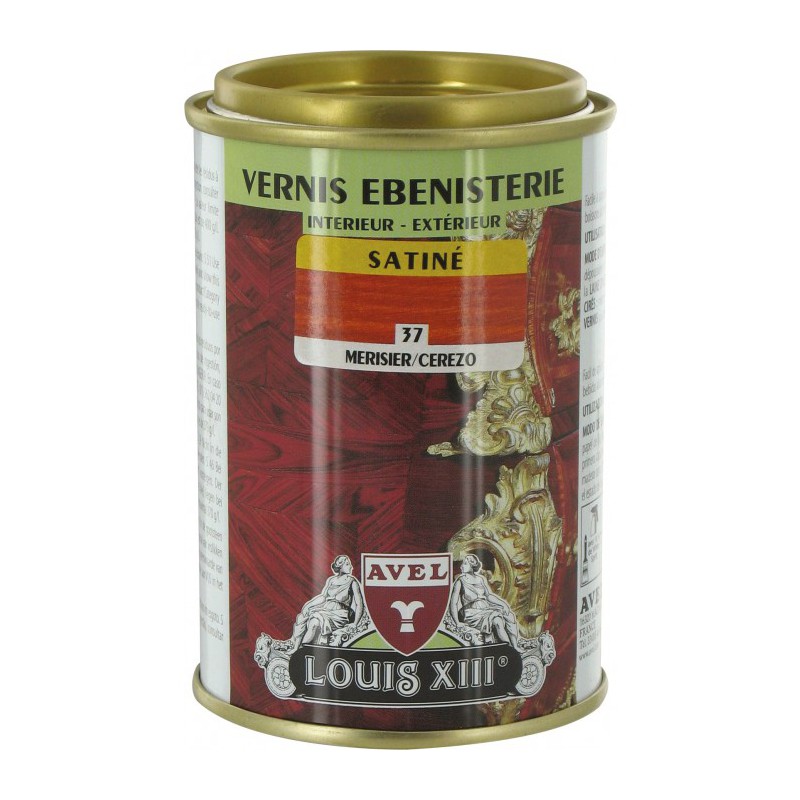 Vernis ébénisterie - Satiné - Merisier - 250 ml - AVEL - Lasures et Vernis - BR-295493