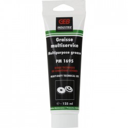 Graisse Multiservice à  usage courant - Tube de 125 ml - GEB - Solvant / Graisse - BR-630143