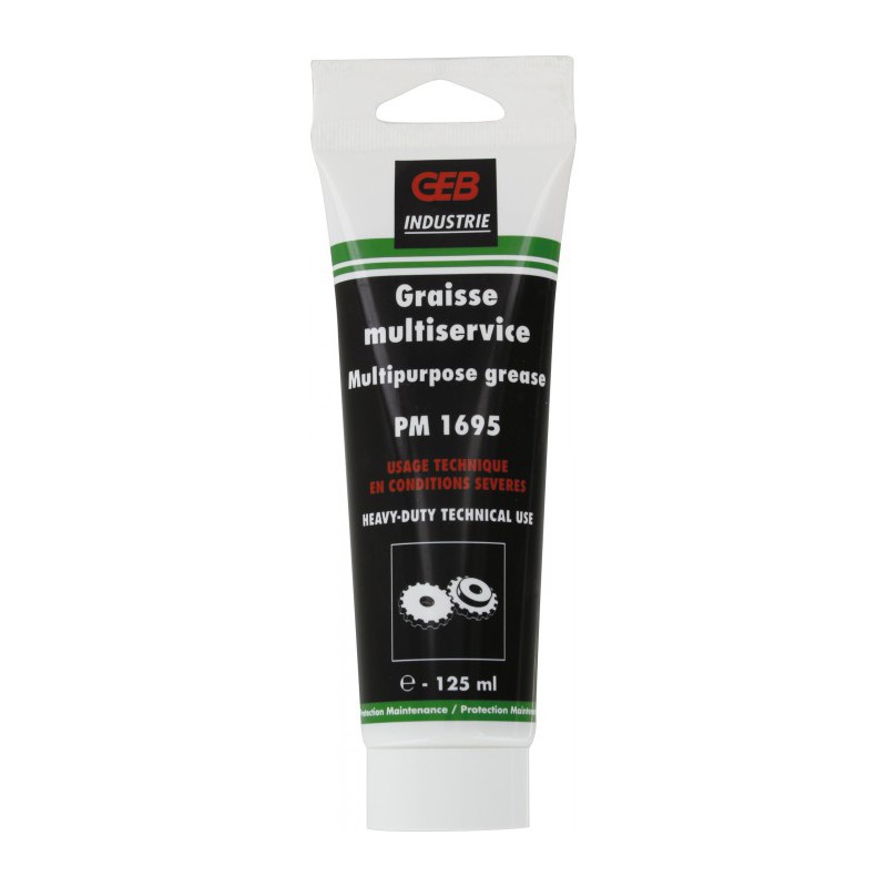 Graisse Multiservice à  usage courant - Tube de 125 ml - GEB - Solvant / Graisse - BR-630143