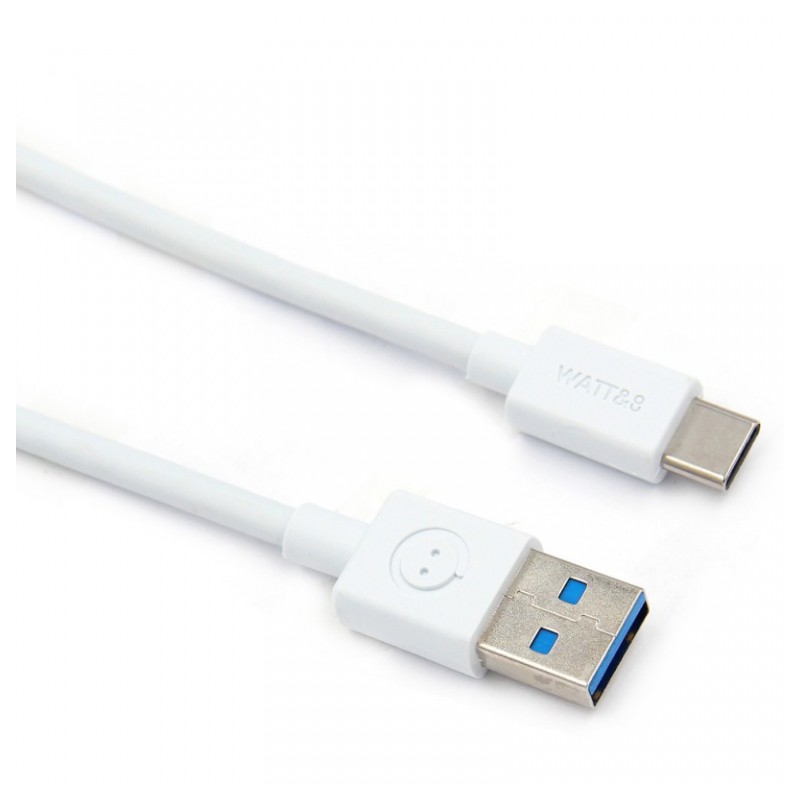 Câble universel Type-C vers USB 3.0 - Blanc - 1 M - WATT&CO - Informatique / Vidéo - BR-537647