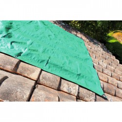 Bâche de protection professionnelle - 2 x 3 m - CAP VERT -  - BR-016600