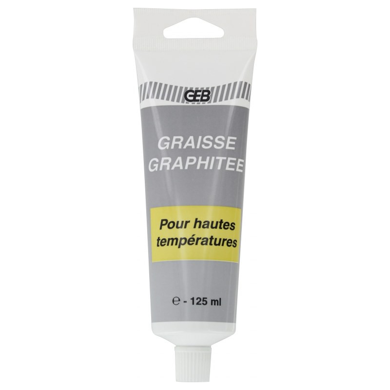 Graisse graphitée pour haute température - Tube de 125 ml - GEB - Solvant / Graisse - BR-729949