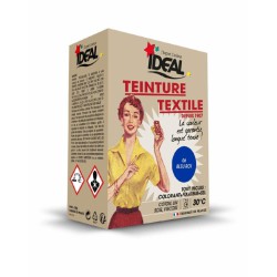 Teinture textile pour machine - Bleu roi - 350 Grs - IDEAL - Teinture textile - ID806