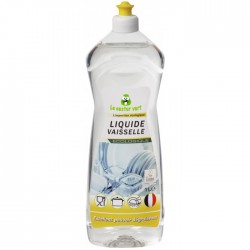 Liquide vaiselle concentrée - Sans parfum - Écologique - 1 L - LE CASTOR VERT - Entretien de la vaisselle - BR-312405