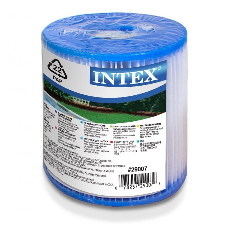 Cartouche de filtration H pour piscine - INTEX - Traitement / réparation piscine - 1029123