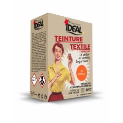 Teinture textile pour machine - Orange - 350 Grs - IDEAL - Teinture textile - ID839