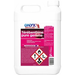 Essence à  la térébenthine - Pur gemme - 5 L - ONYX -  - BR-454496