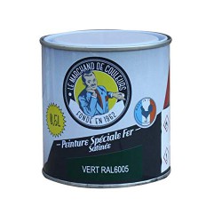 Peinture Spécial Fer - Satinée - Vert mousse - 0.5 L - ONIP - Peintures - MC70187