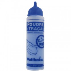 Poudre de traçage Bleu pour cordeau - 200 gr - OUTIBAT - Traceur de chantier - BR-710120