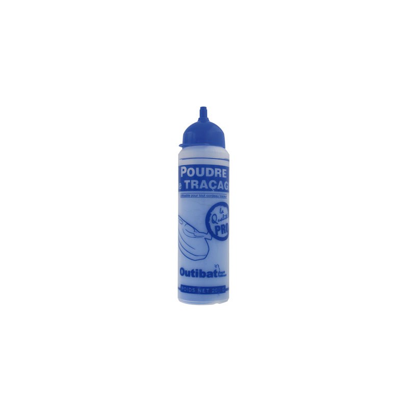 Poudre de traçage Bleu pour cordeau - 200 gr - OUTIBAT - Traceur de chantier - BR-710120