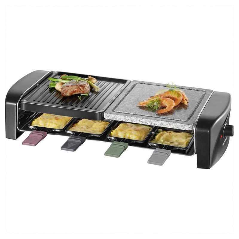 Raclette / Grill et pierrade - 3 en 1 - 1400 Watts - SEVERIN - Raclette / Pierrade - BR-536727