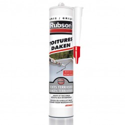 Mastic de couverture et d'isolation - Toitures Daken - Gris - 280 ml - RUBSON - Mastic maçonnerie - DE-475087