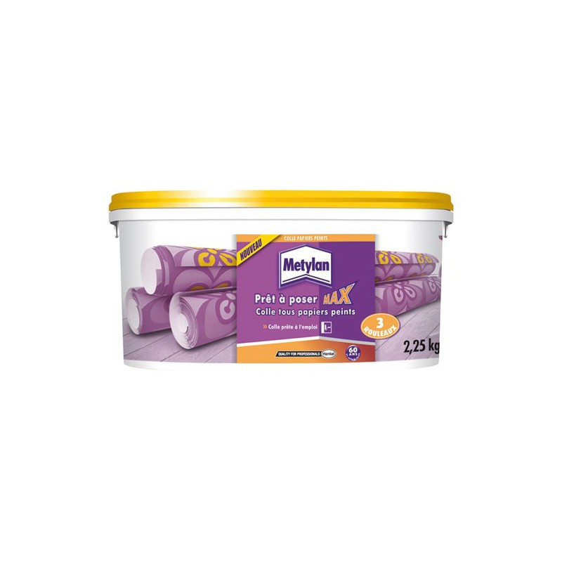 Colle pour papiers peints - Prêt à  poser - 2.25 Kg - METYLAN - Colle - DE-497578