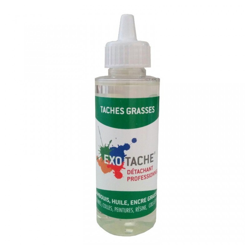 Détachant professionnel - Tâches Grasses - 108 ml - EXO TACHES - Détachant pour textile - B10053GR