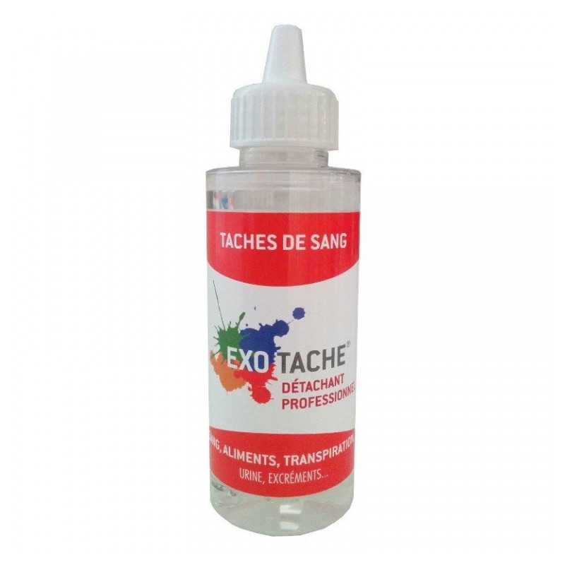 Détachant professionnel - Tâches de sang- 108 ml - EXO TACHES - Détachant pour textile - B10053S