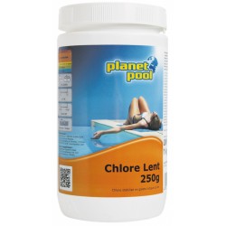 Chlore lent permanent - Galet de 250 Grs - 1 Kg - PLANET POOL - Traitement / réparation piscine - BR-536976