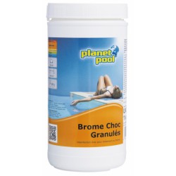 Désinfection choc - Brome Choc en granulés - 1 Kg - PLANET POOL - Traitement / réparation piscine - BR-536975