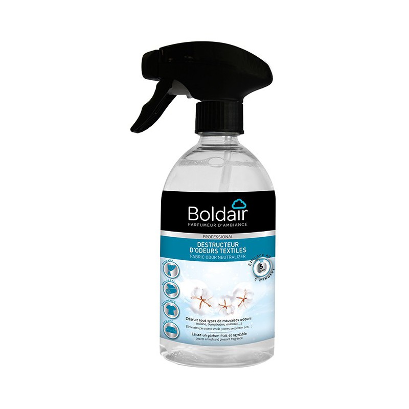 Destructeur d'odeur pour textile - 500 ml - BOLDAIR - Désodorisant - DE-311738