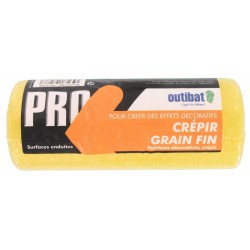 Manchon pour rouleau de peinture - Spécial crépi grain fin - 180 mm - OUTIBAT - Manchons pour rouleau de peinture - BR-147288