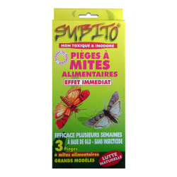 Piège à  mites englué d'attractifs sexuels - X3 - SUBITO - Insectes volants - SMITE3