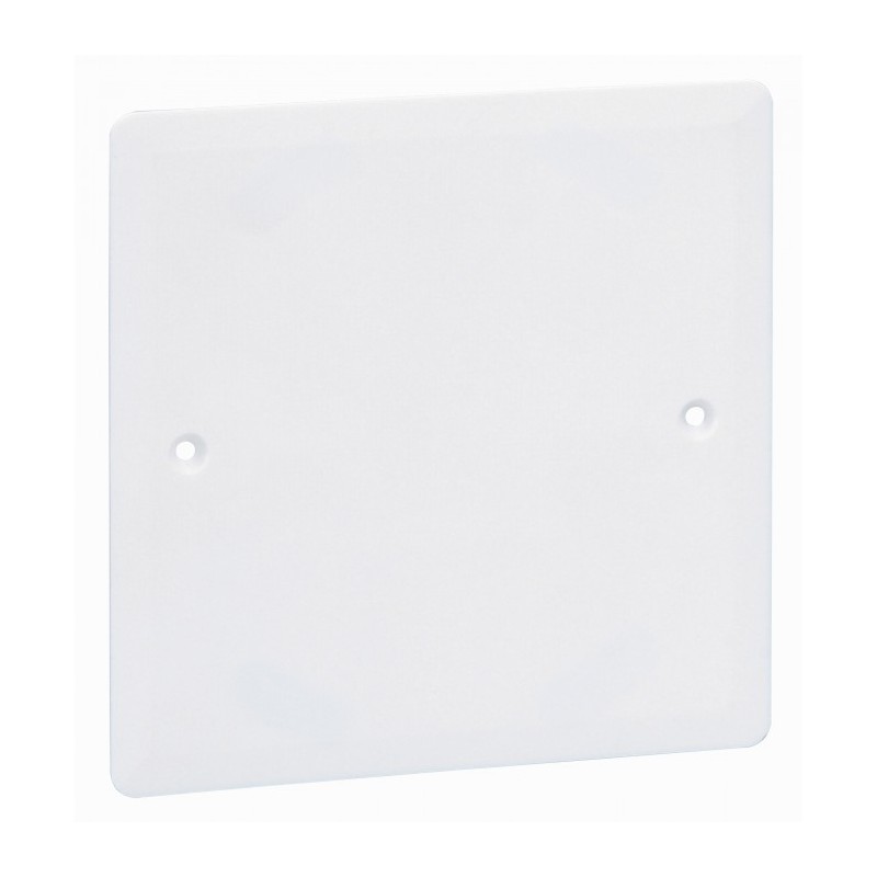 Couvercle pour boîte à  encastrer Batibox plaque de plâtre - 100 x 100 mm - LEGRAND - Cadre saillie - BR-113103