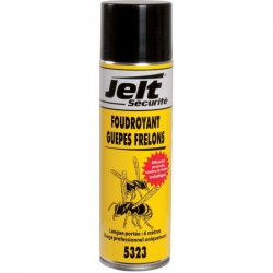 Foudroyant guêpes et frelons - Longue distance - 650 ml - JELT SECURITE - Insectes volants - SI-104601