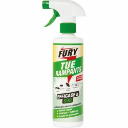 Tue rampants - Efficace et sur - Action rapide - 500 ml - FURY - Insectes rampants - BR-317506