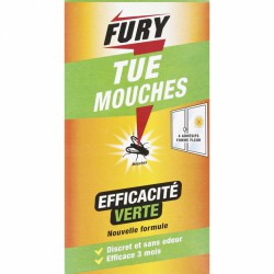 Adhésif anti-mouches - Tue mouches - 4 stickers - FURY - Insectes volants - BR-317500