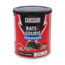 Rats et souris - Forte infestation - Céréales - 150 Grs - CAUSSADE - Rongeurs - DE-335860