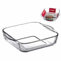 Plat carré en verre - 22 cm - BORCAM - Accueil - BR-536306