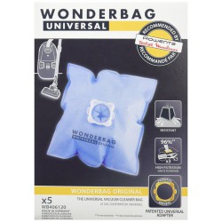 Sacs aspirateur Universel Wonderbag Original - Lot de 5 - ROWENTA - Accessoires Aspirateur - WB406120