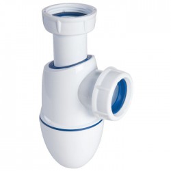 Siphon de lavabo Bi-matière Easyphon avec joints intégrés - 32 mm - NICOLL - Siphons pour lavabo / Bidet / Baignoire - SI-150021