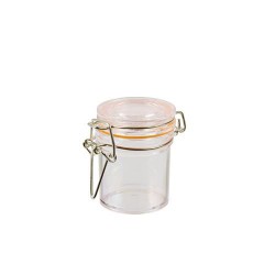 Verrine en forme de mini pot avec couvercle - Lot de 12 - 45 ml ⌀ 4,8 cm - PAPSTAR - Accessoires / Dessous de plat - 86234