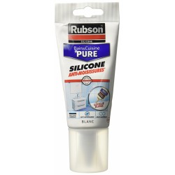 Mastic sanitaire - Bain& Cuisine - Blanc - 150 ml - RUBSON - Mastic sanitaire - 138886