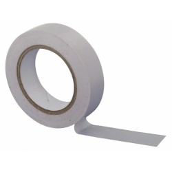 Ruban adhésif isolant - 15 mm x 10 M - Blanc - DHOME - Ruban adhésif isolant - BR-243515